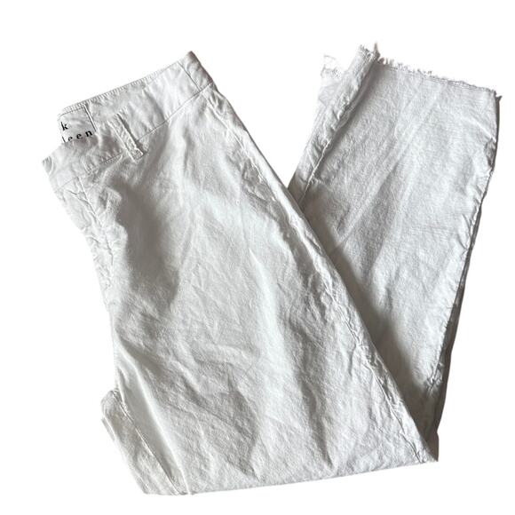 Frank & Eileen Kinsale Italian Woven Performance Linen-Blend Pants White Size 6 - Picture 6 of 11